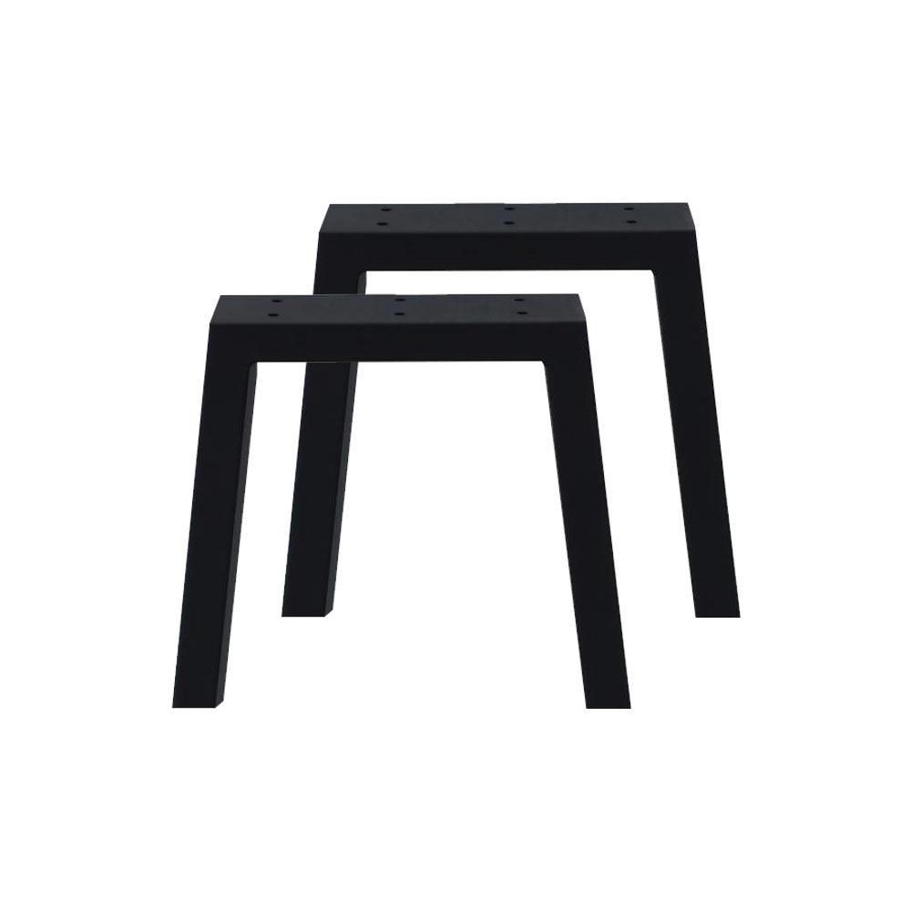 koppeling Specialiseren Keuze Set zwarte trapezium tafelpoten 40 cm (profiel 10 x 4) kopen?